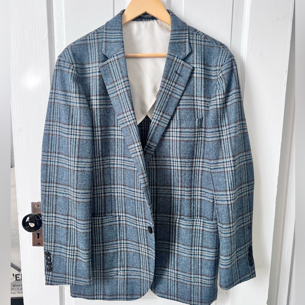 Todd Snyder - 42R Plaid Wool Blazer - NWOT